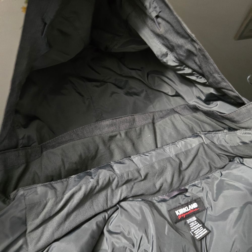 Women's Parka Gray Hooded Coat 2XL - Picture 6 of 15